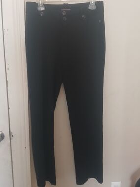 Point Zero Black Low Rise Dress Pants
